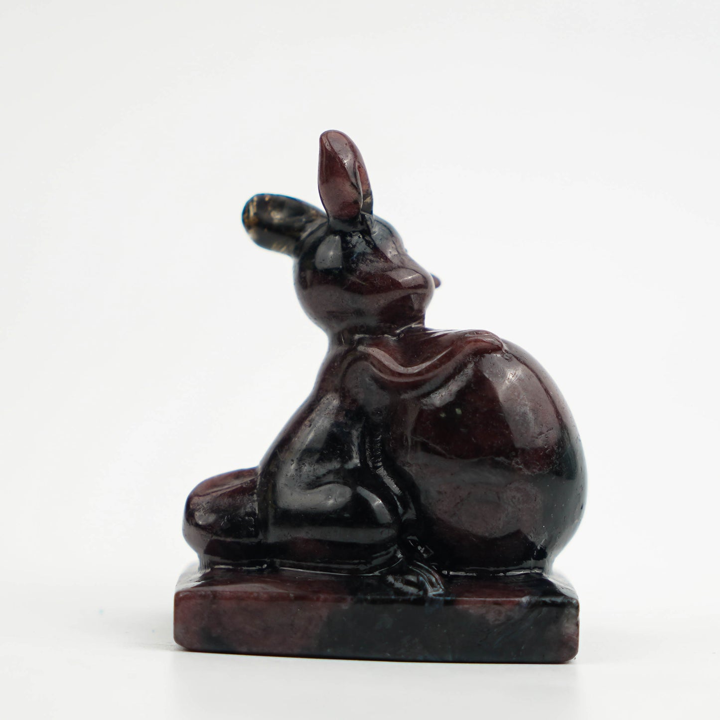 Multi-Material Squirrel Holding A Pine Cone Carving