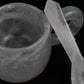 Rose Quartz Hand Carved Mug Cup For Coffee And Tea