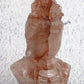 Fire Quartz Hand Carved Guanyin Statue For Home Decor