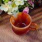 Red Carnelian Cups for Coffee and Tea (Not Natural)(Free Shipping)