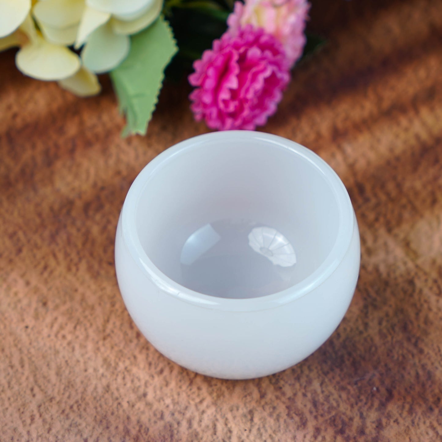 White Jade Tea and Coffee Cups (Not Natural)(Free Shipping)