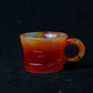 Red Carnelian Cups for Coffee and Tea (Not Natural)(Free Shipping)