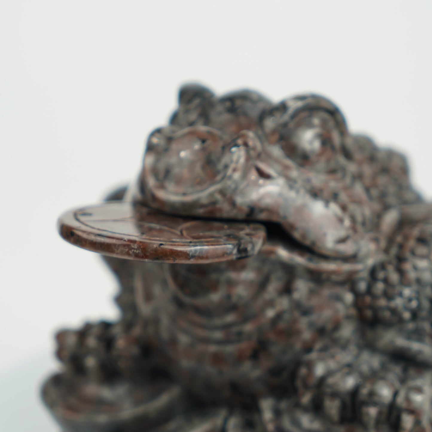 Yooperlite Hand-Carved Money Attractive Golden Toad