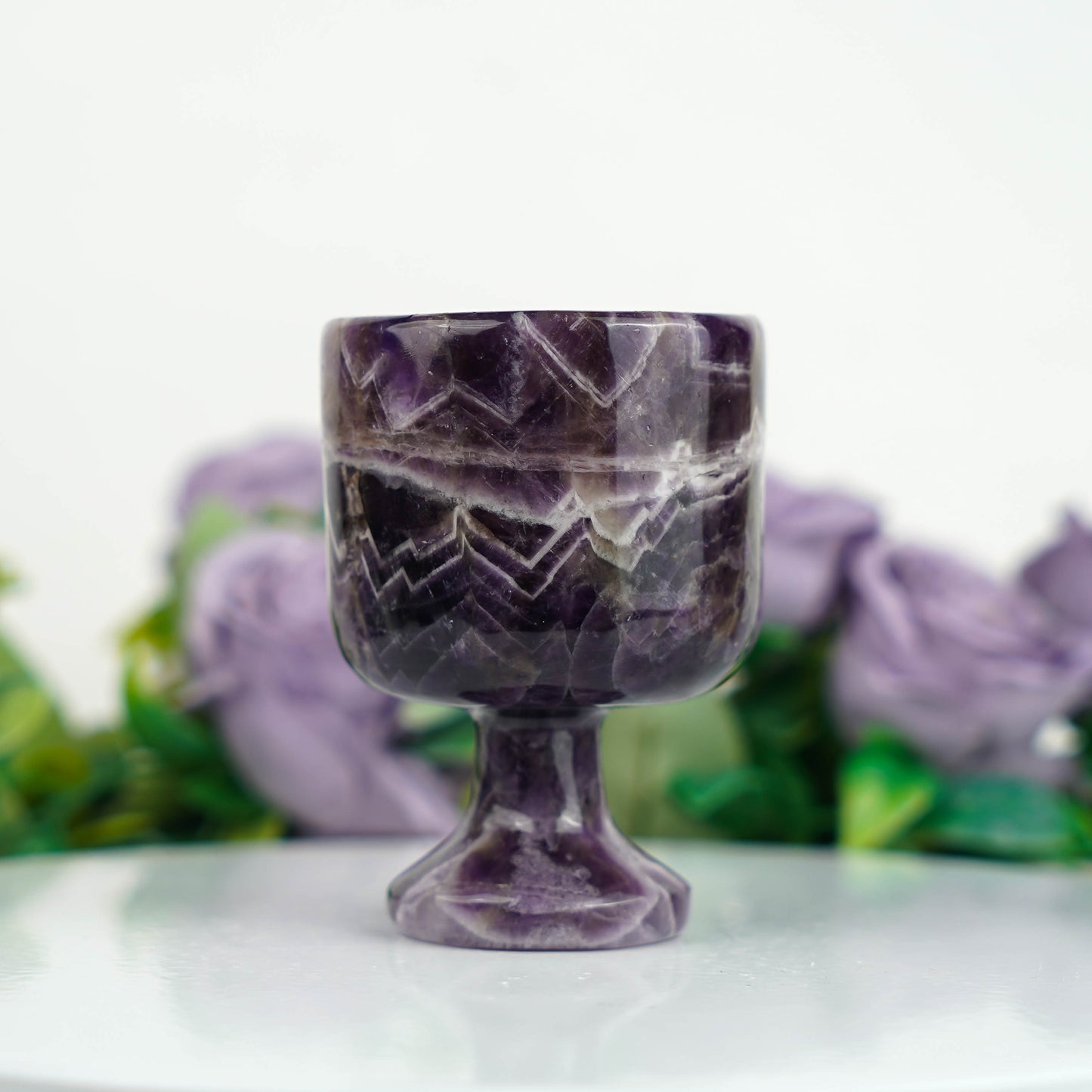 Natural Crystal Hand Carved Goblet For Party Decoration(Free Shipping)