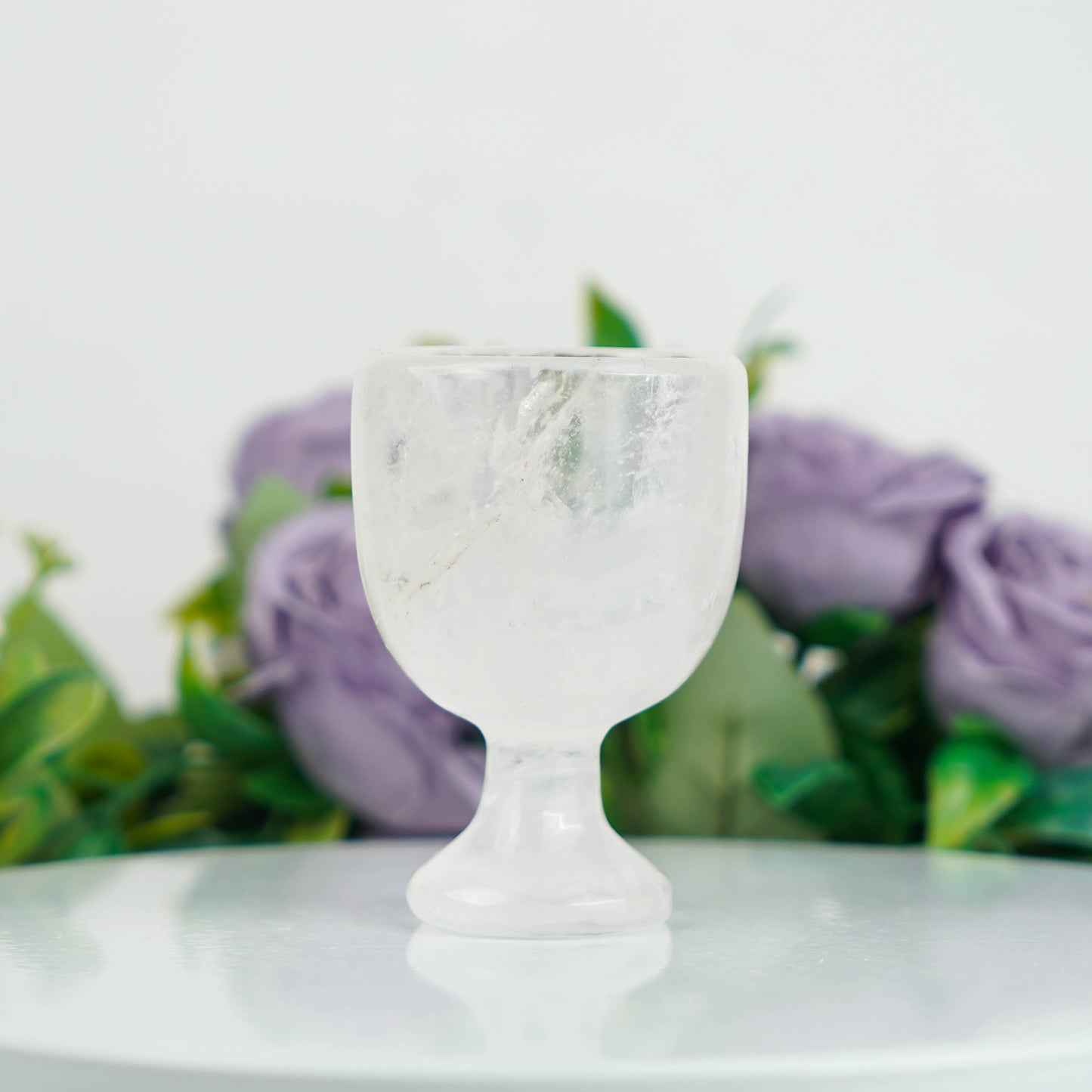 Natural Crystal Hand Carved Goblet For Party Decoration(Free Shipping)