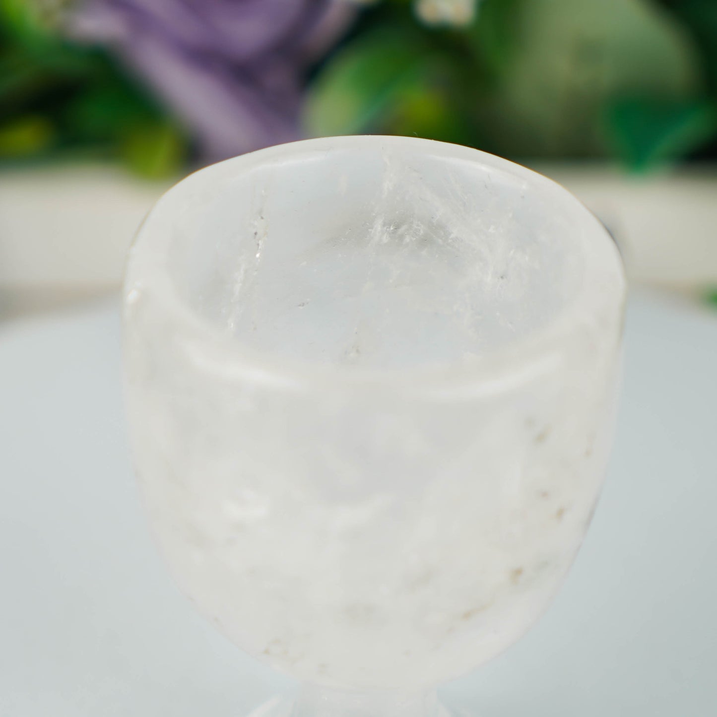 Natural Crystal Hand Carved Goblet For Party Decoration(Free Shipping)