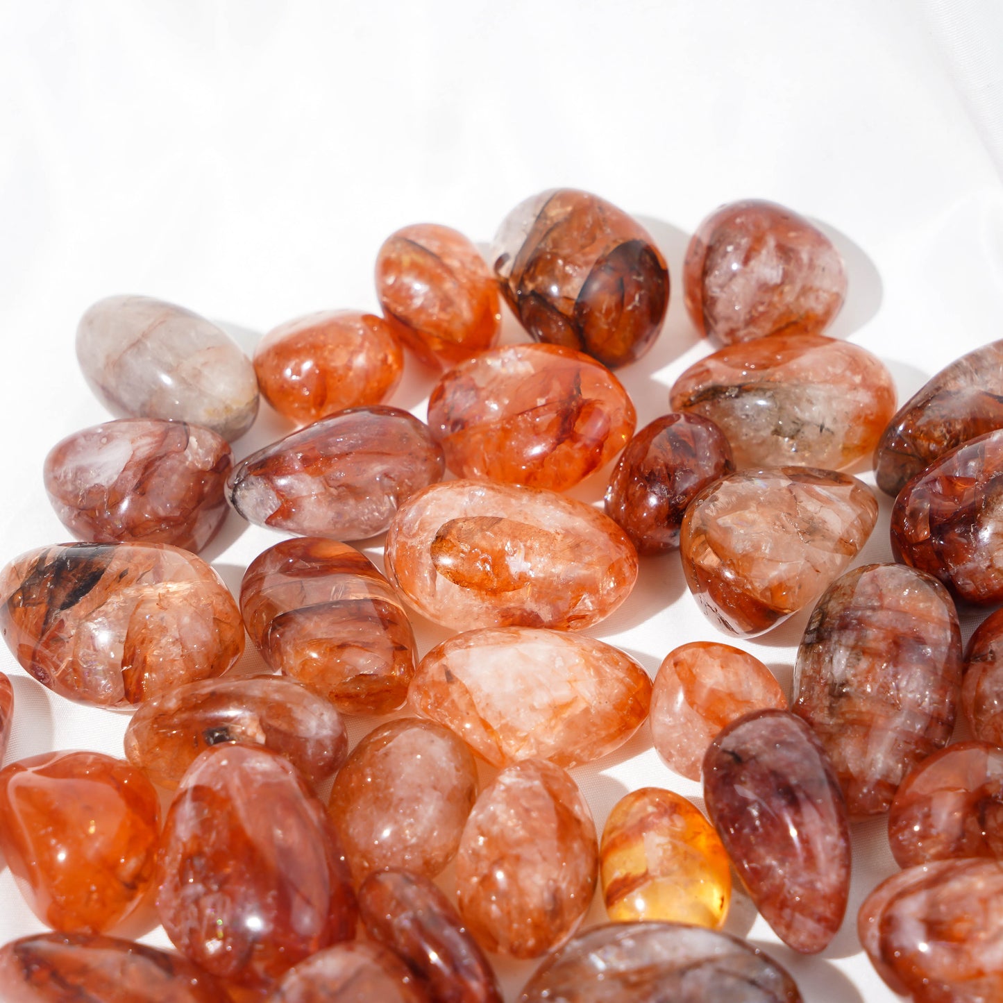 Fire Quartz Tumble Stones