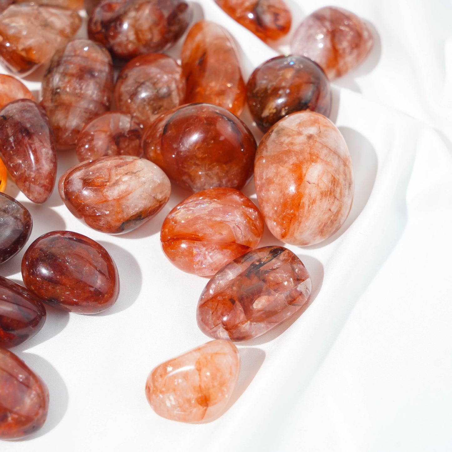 Fire Quartz Tumble Stones