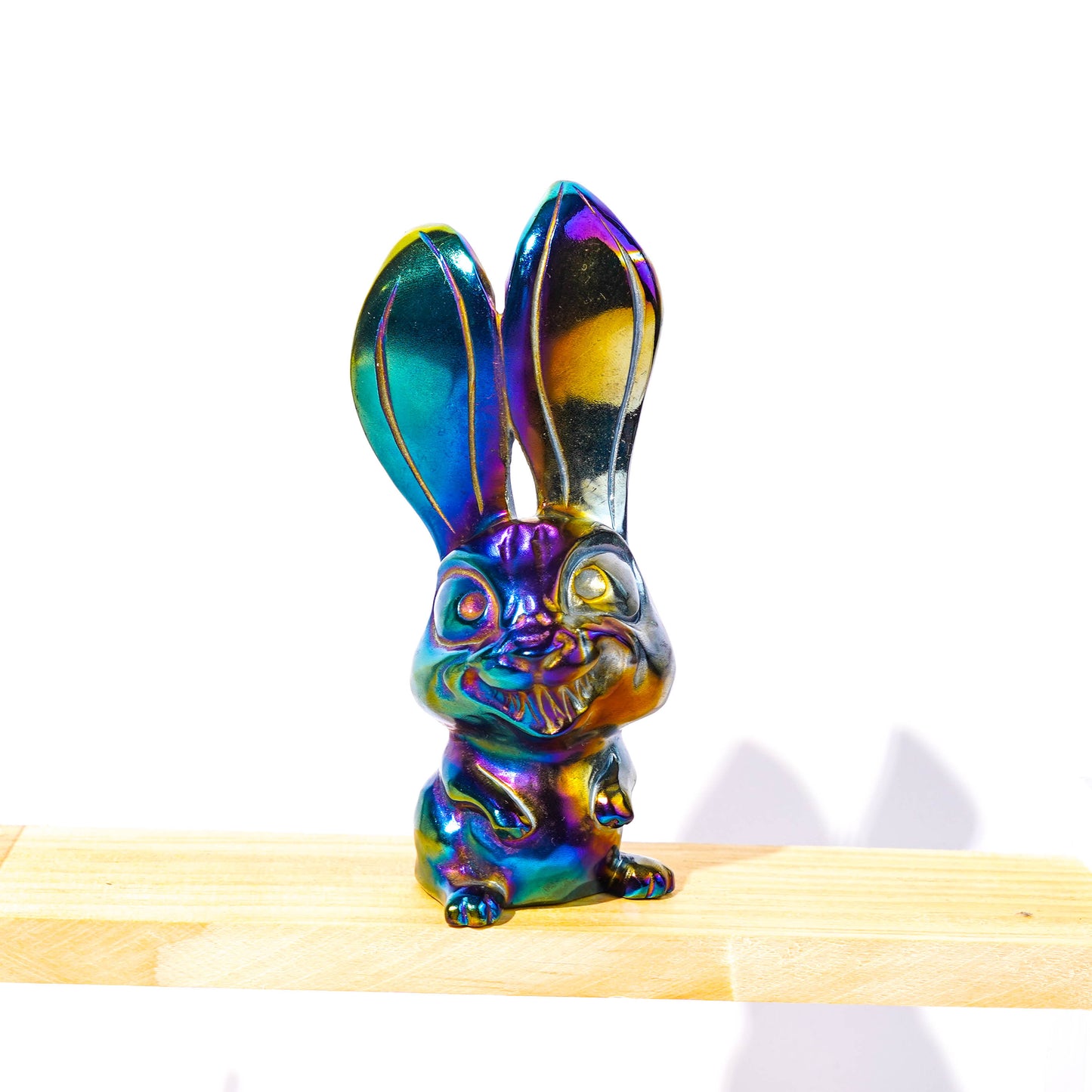 Aura Obsidian Hand Carved Rabbit