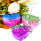 Aura Crystal  Cluster Heart