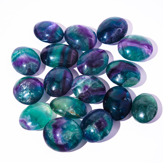 Rainbow Fluorite Palm Stone