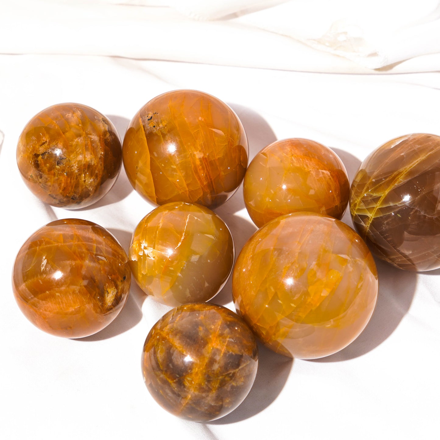 Wholesale Orange Moon Stone Spheres