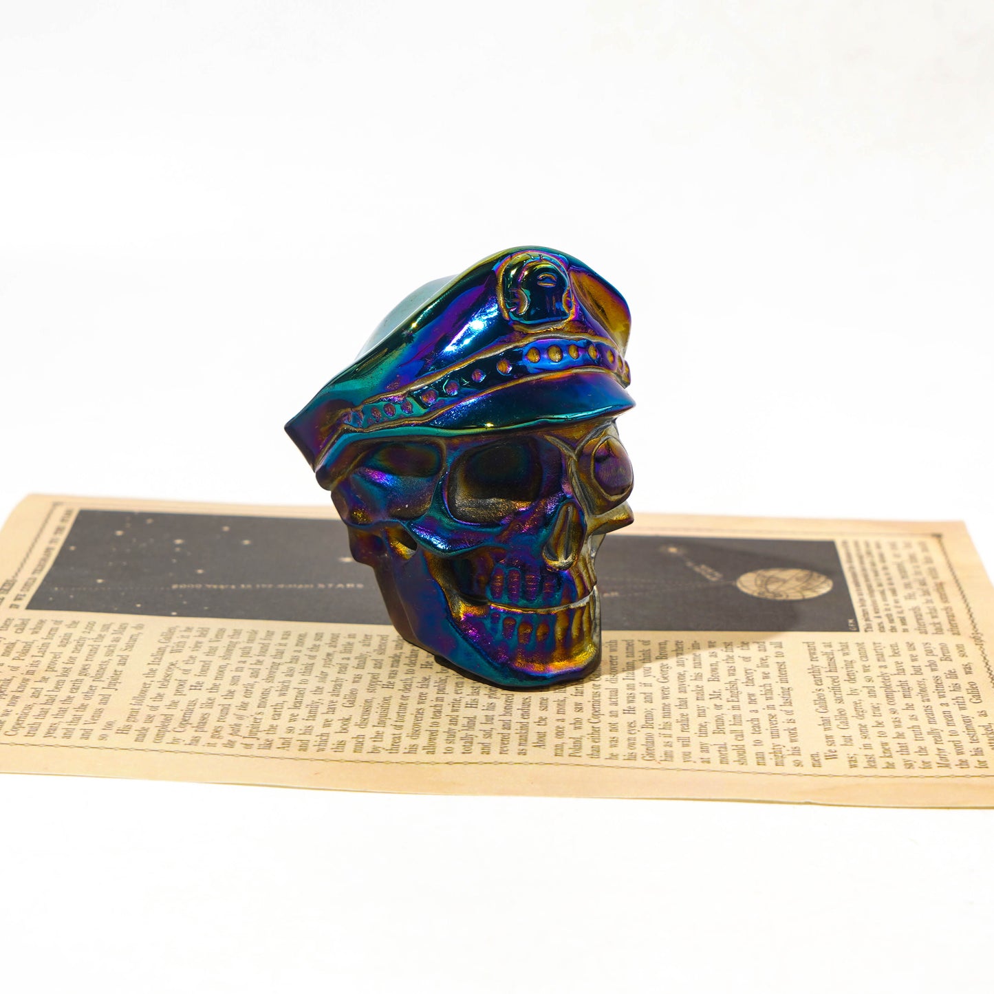 Aura Obsidian Hand Carved Skull