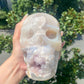 Flower Agate Skull