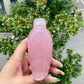 Rose Quartz Raven Crow