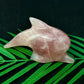 New Arrivals Hand Carved Rose Quartz Dolphin