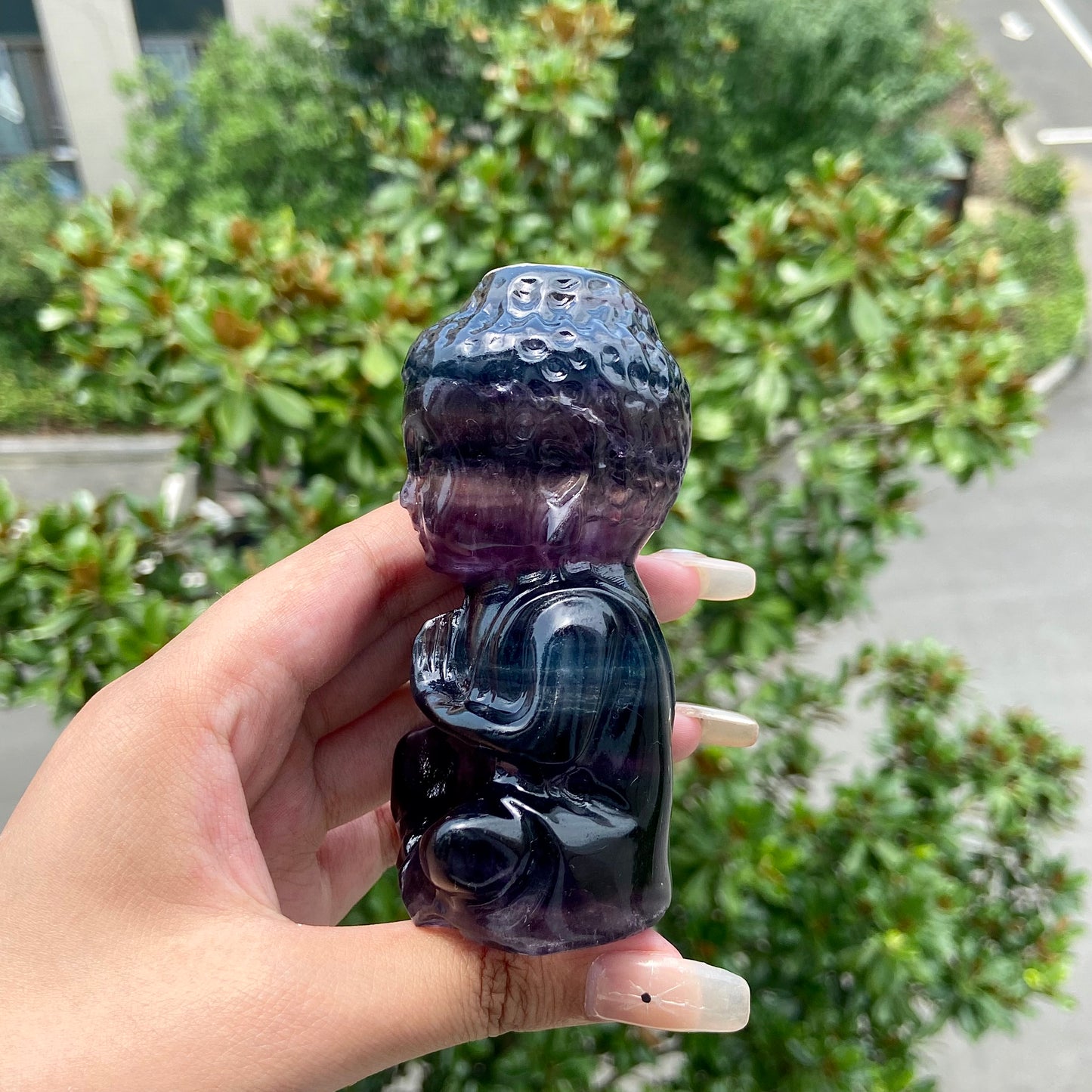 Fluorite Baby Buddha