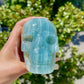 Blue Onyx Skull