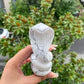 Howlite Snake Statue Hand Carved Healing Crystal Gemstone Animal Statue