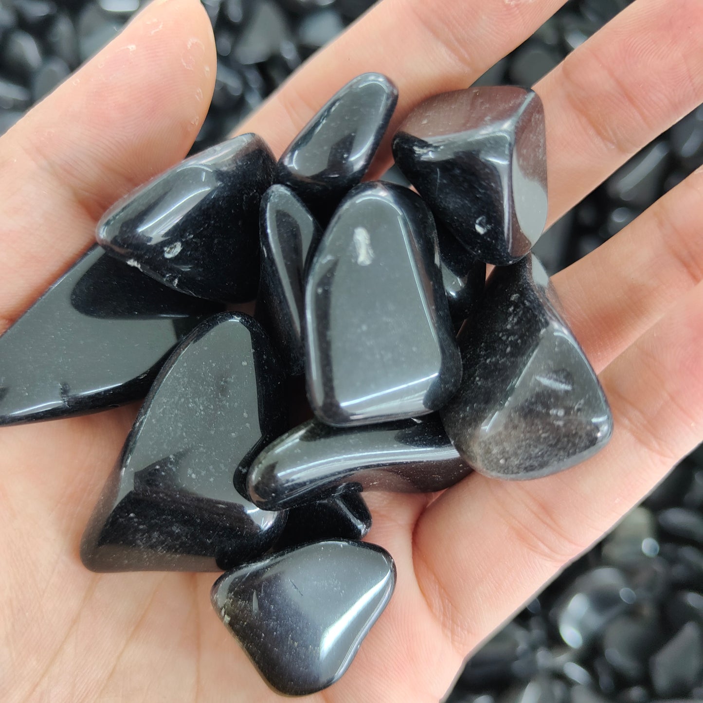 Wholesale Black Obsidian Chips