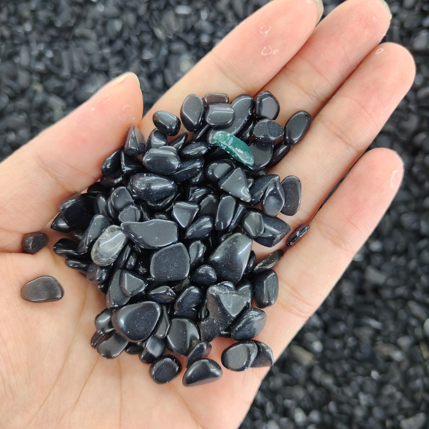 Wholesale Black Obsidian Chips