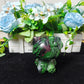 Hand Carved Ruby In Zoisite Hellokitty For Decoration And Gift