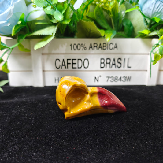 Hand Carved Mookaite Beak For Decoration And Gift