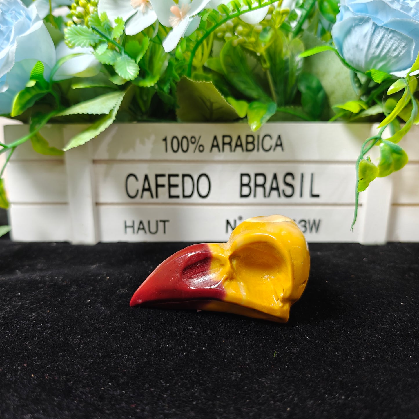 Hand Carved Mookaite Beak For Decoration And Gift