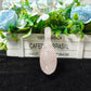 Hand Carved Rose Quartz Duck For Decoration And Gift