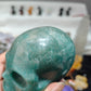 Hand Carved Amazonite Skull For Decoration And Gift