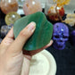 Hand Carved Green Aventurine Wizard Hat For Decoration And Gift