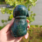 Hand Carved Ocean Jasper Dog For Decoration And Gift