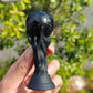 Hand Carved Black Obsidian World Cup For Decoration And Gift