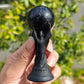 Hand Carved Black Obsidian World Cup For Decoration And Gift