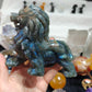 Hand Carved Labradorite Lion For Decoration And Gift