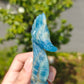 Hand Carved Blue Onyx Seahorse For Decoration And Gift