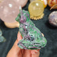 Hand Carved Ruby In Zoisite Fox For Decoration And Gift