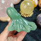 Hand Carved Green Aventurine Octopus For Decoration And Gift