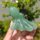 Hand Carved Green Aventurine Octopus For Decoration And Gift