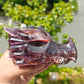 Hand Carved Purple Mica Dragon Head For Decoration And Gift