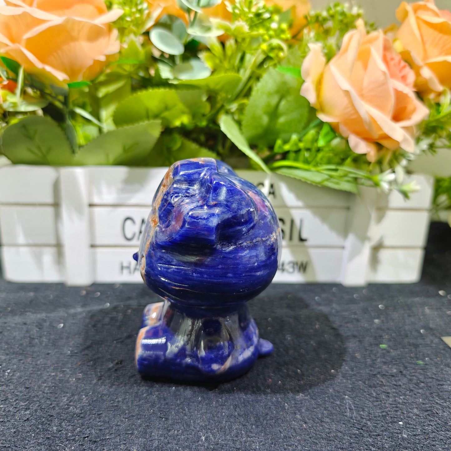 Hand Carved Sodalite Hellowkitty For Decoration And Gift