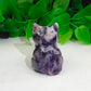 Hand Carved Dream Amethyst Cat For Decoration And Gift