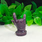 Hand Carved Lepidolite Hand For Decoration And Gift