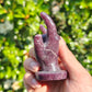 Hand Carved Lepidolite Hand For Decoration And Gift