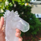 Hand Carved Fluorite Horse Head For Decoration And Gift