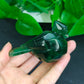 Hand Carved Green Fluorite Bird For Decoration And Gift