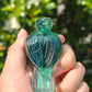 Hand Carved Green Fluorite Bird For Decoration And Gift