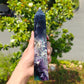 Hand Carved Rainbow Fluorite Tower For Decoration And Gift