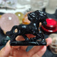 Hand Carved Black Obsidian Horse For Decoration And Gift