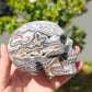 Hand Carved Mexican Agate Skull For Decoration And Gift